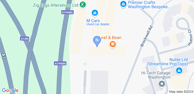 Map to North East Jiu Jitsu